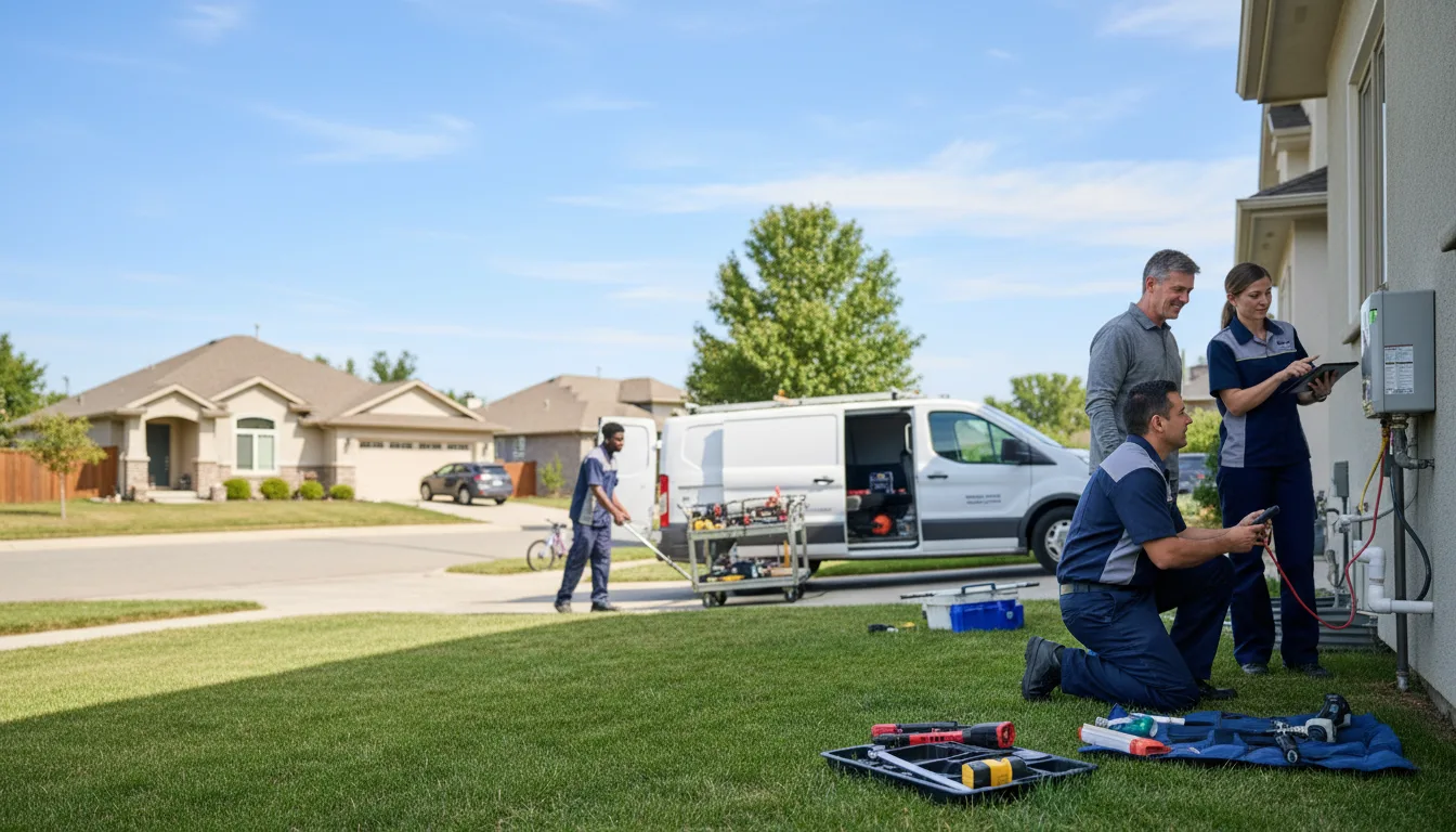 Tankless water heater service in Wilton, ND